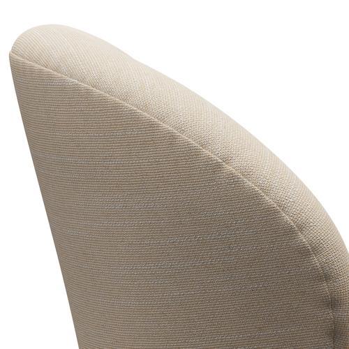 Fritz Hansen Swan Lounge Chair, Warm Graphite/Sunniva Crème/Sand