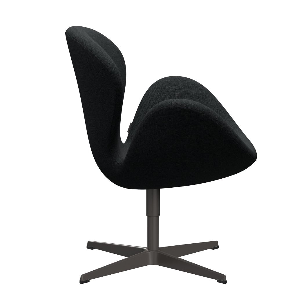 Fritz Hansen Swan Lounge Chair, Warm Graphite/Sunniva Black/Dark Grey