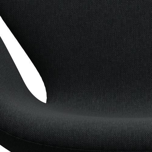 Fritz Hansen Swan Lounge Chair, Warm Graphite/Sunniva Black/Dark Grey