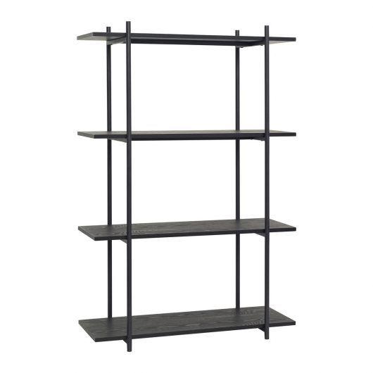 Hübsch Norm Shelf Unit Single Large Black