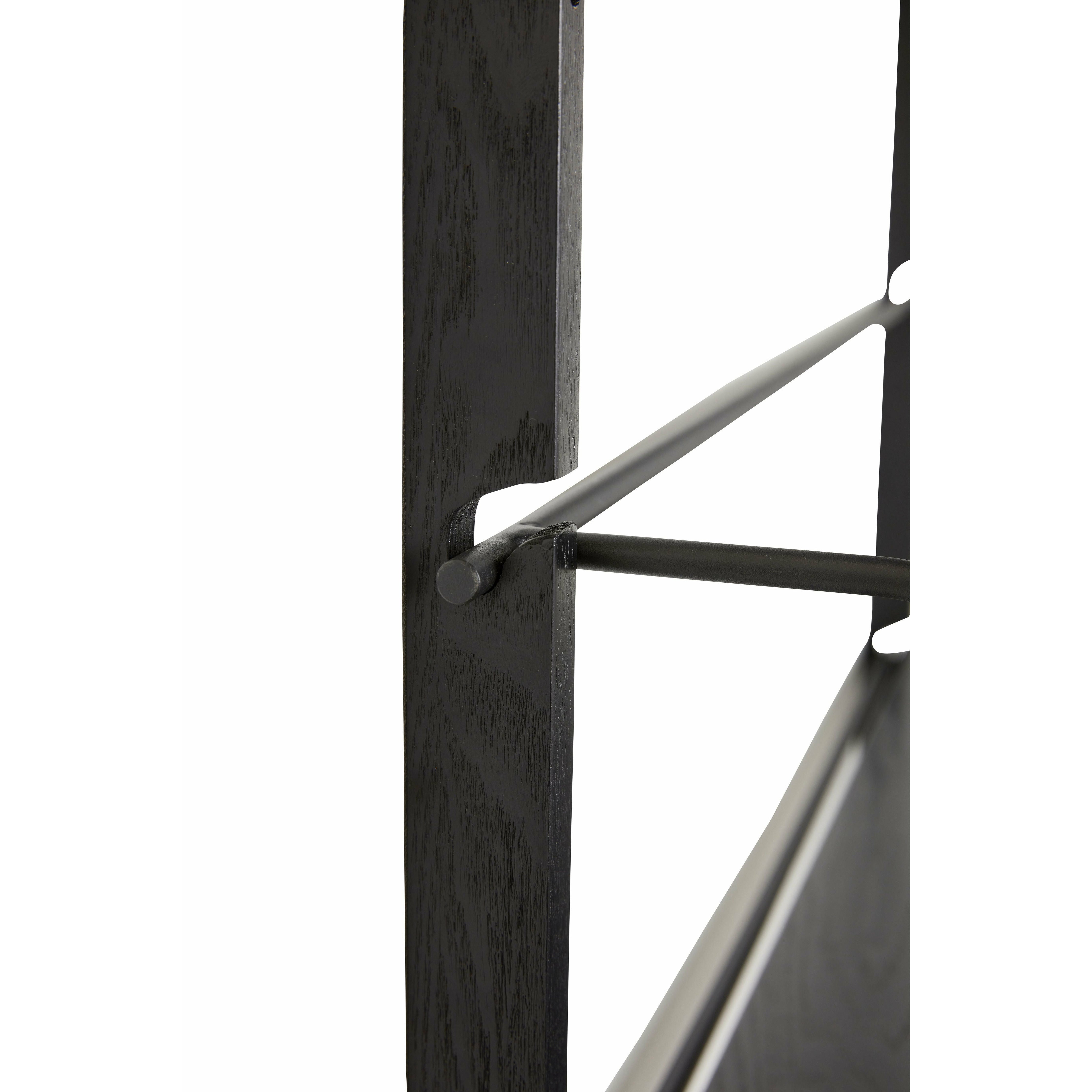 Hübsch Norm Shelf Metal / Ash Fsc Black