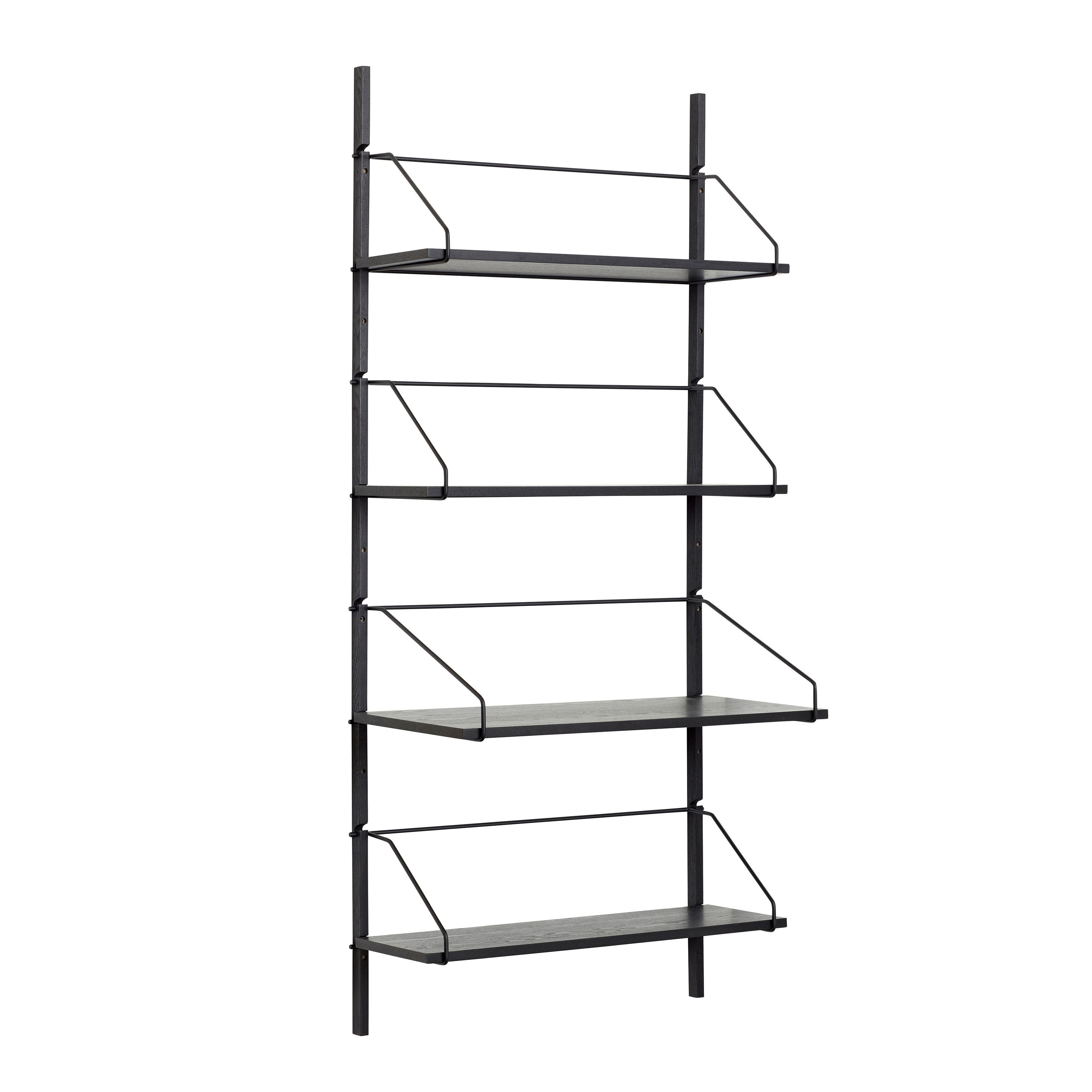 Hübsch Norm Shelf Metal / Ash Fsc Black