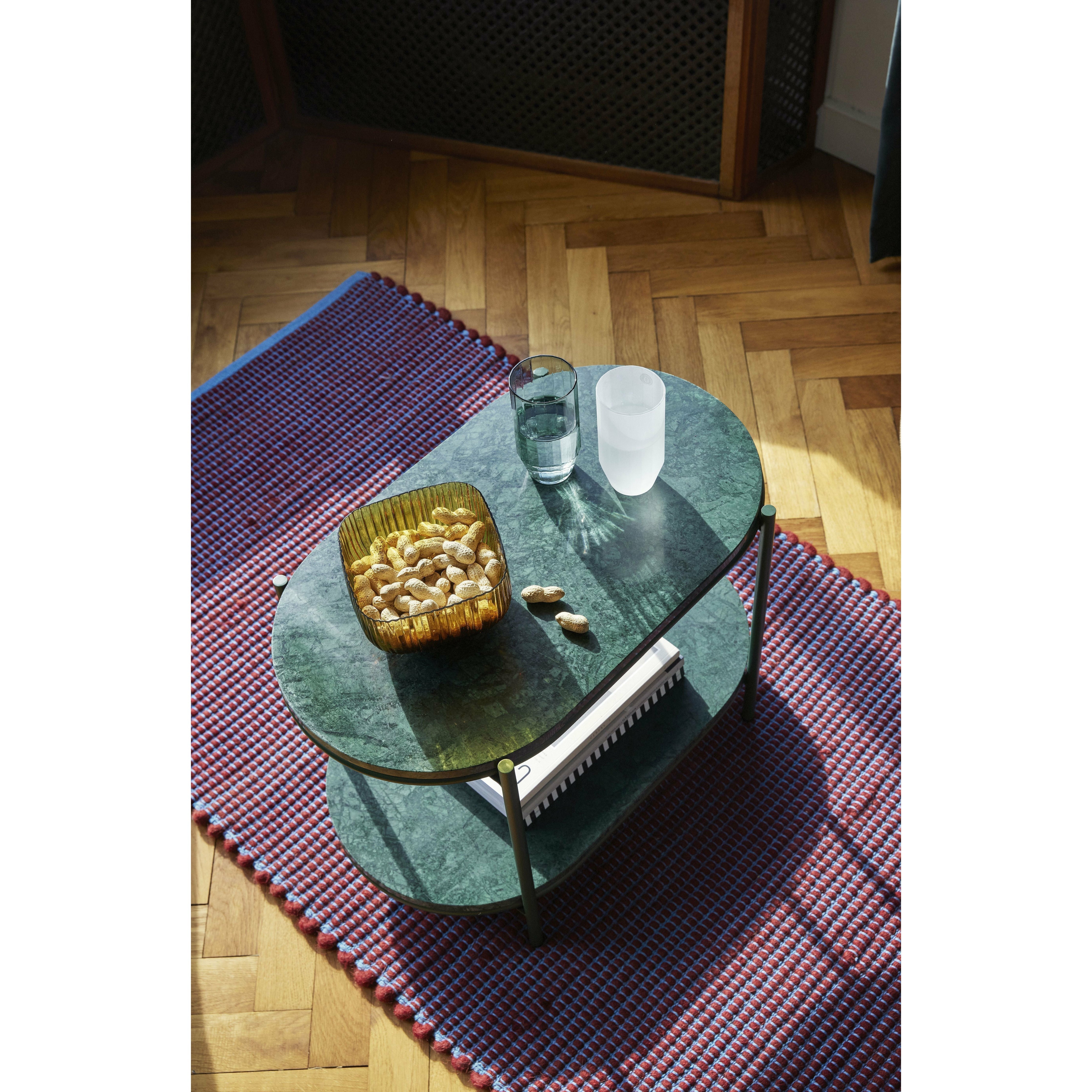 Hübsch Nusa Table Metal/Marble Green