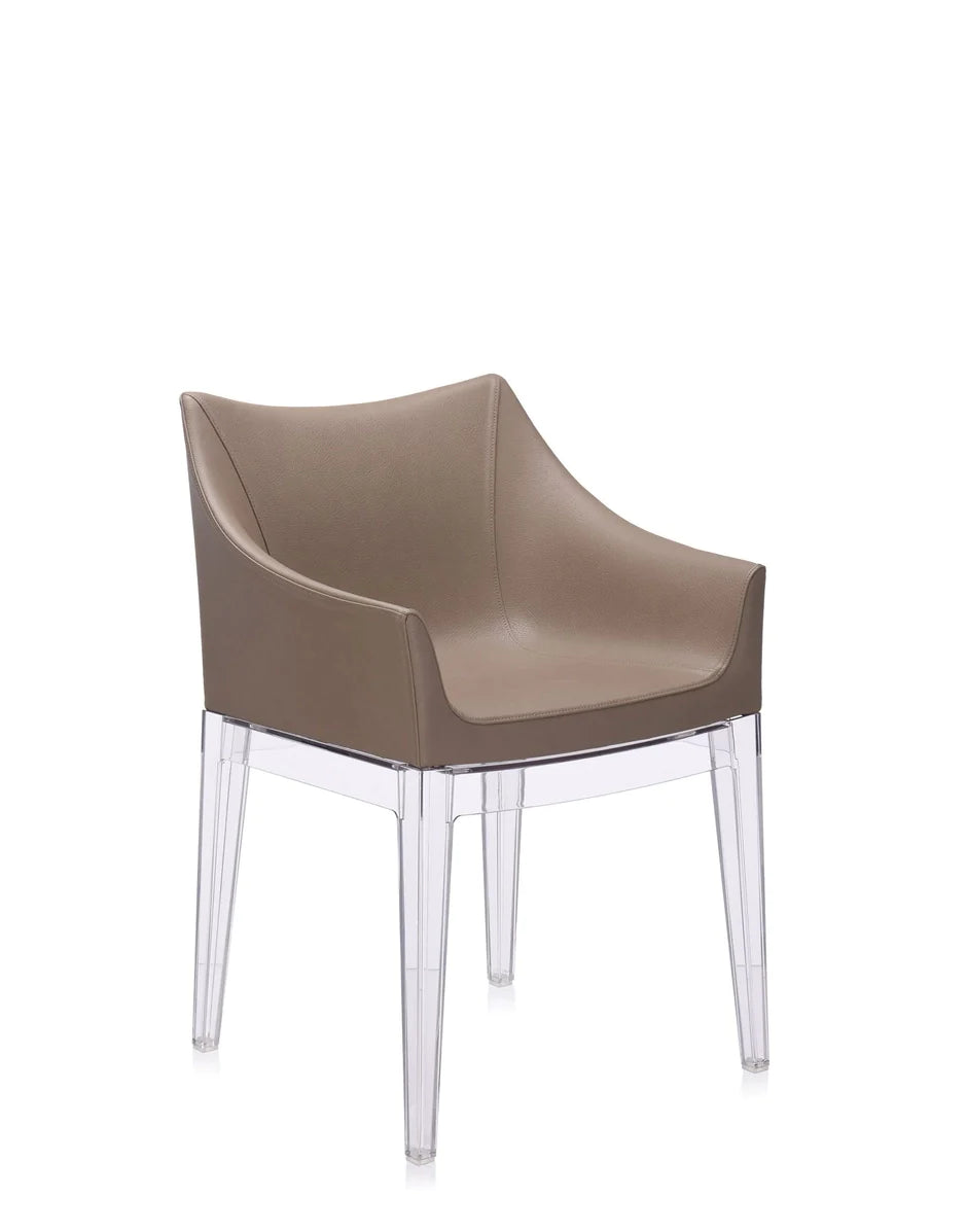 Kartell Madame Ecopelle Armchair, Crystal/Taupe