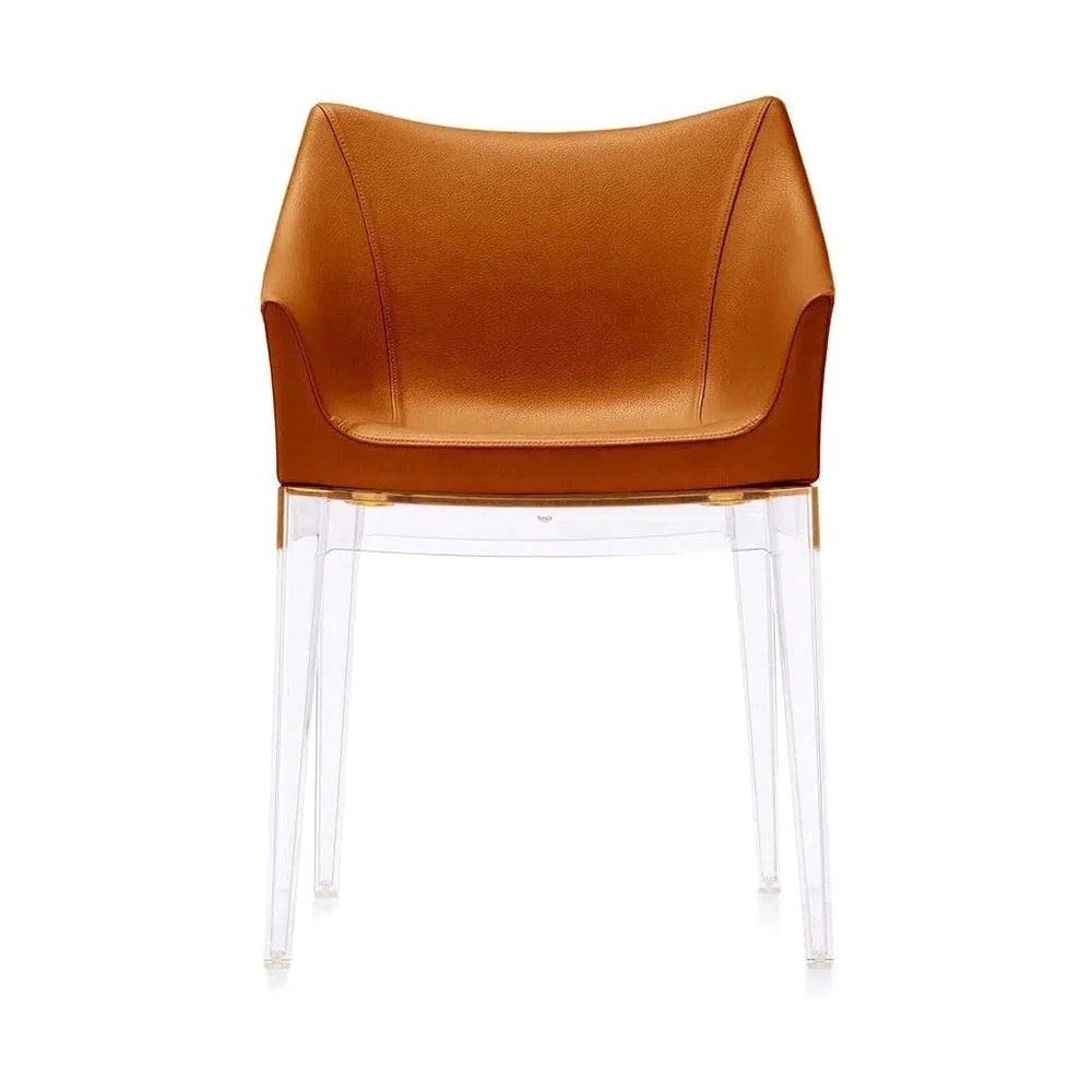 Kartell Madame Ecopelle Armchair, Crystal/Tobacco