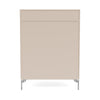 Montana Keep Chest Of Drawers With Legs, Clay/Matt Chrome