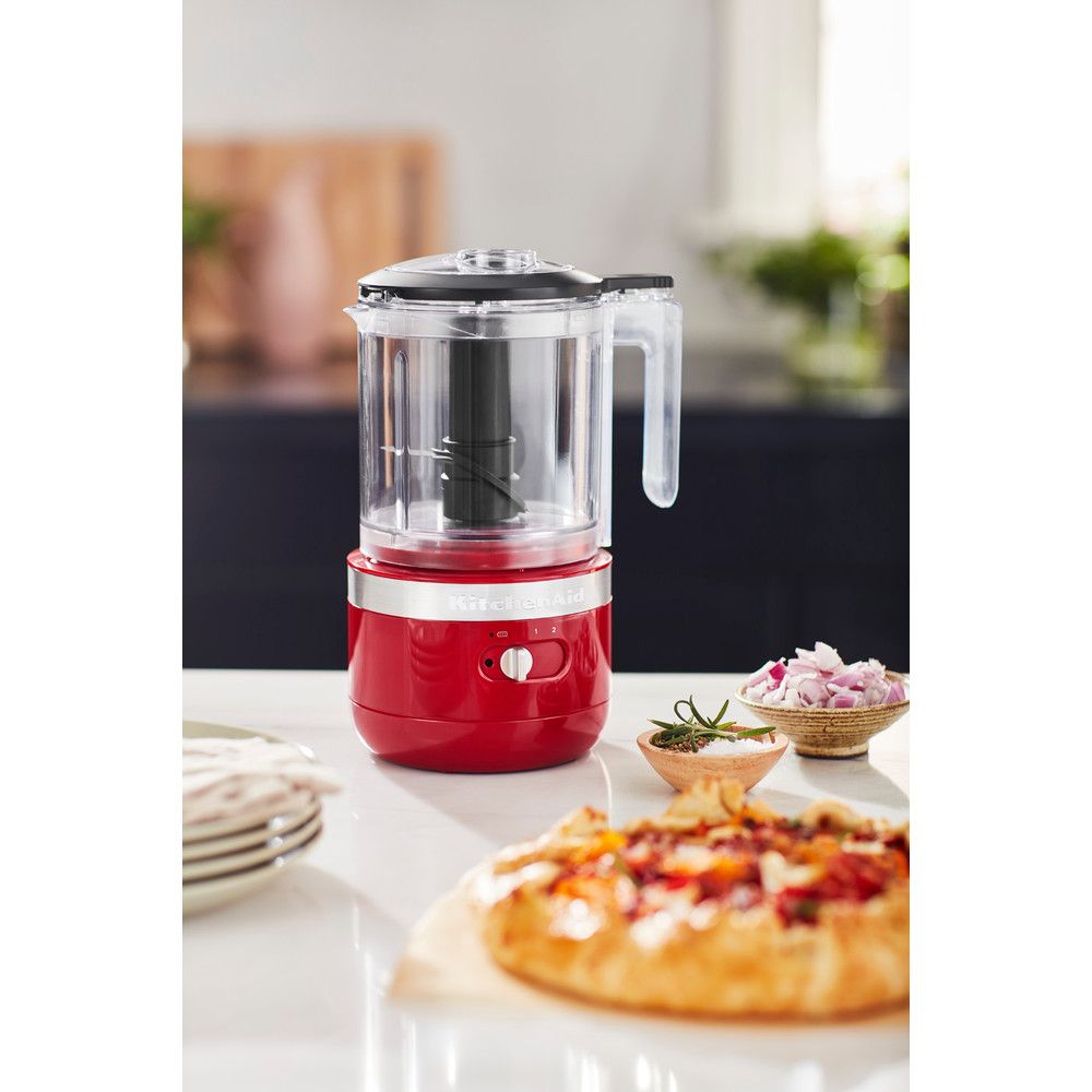 Best Buy: KitchenAid 5 Cup Cordless Rechargeable Chopper Empire Red  KFCB519ER