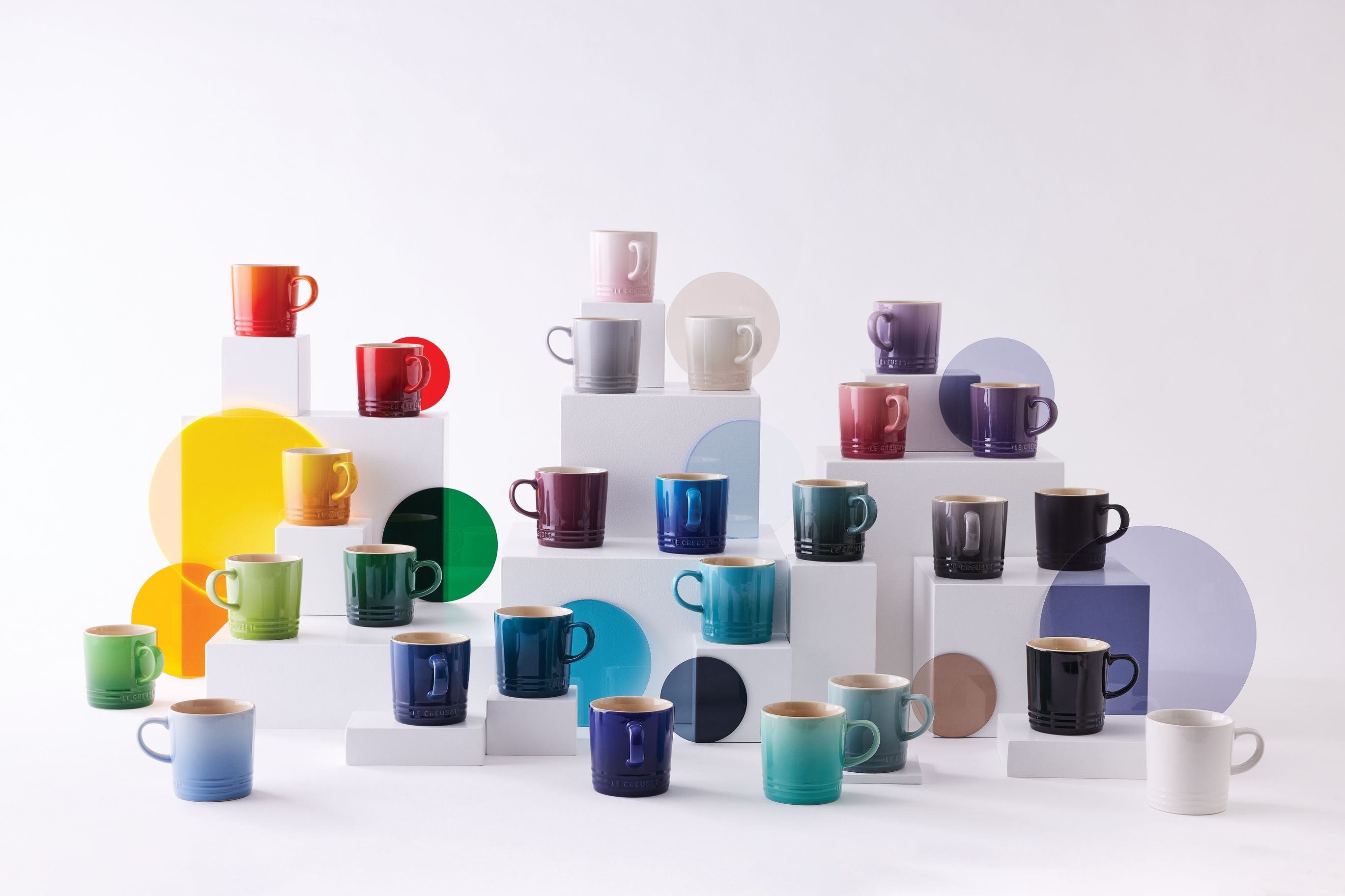 Le Creuset Rainbow Espresso cups 100 ml colourful 6 pcs - FA