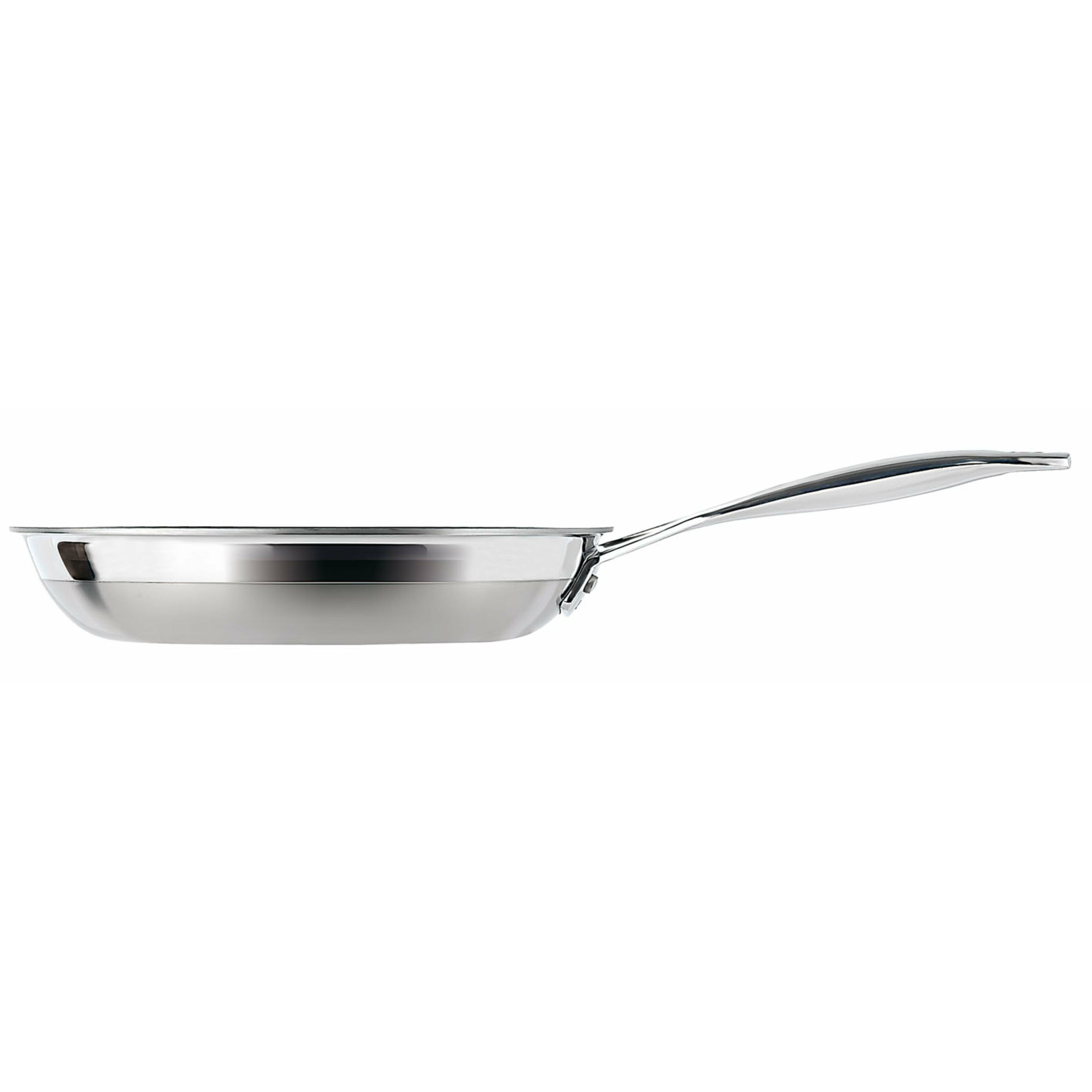 Le Creuset 3 Ply Stainless Steel Non Stick Frying Pan, 20 Cm