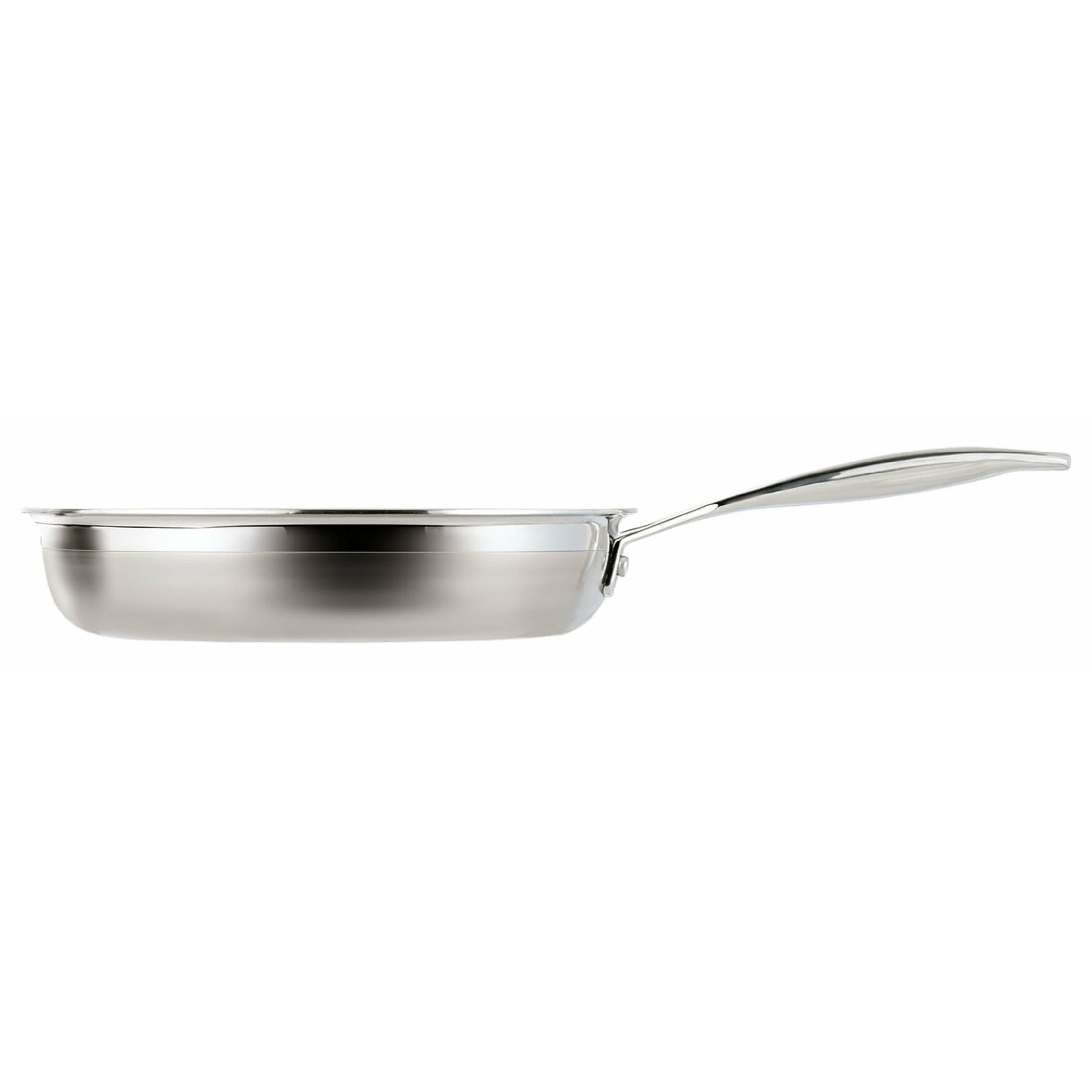 Le Creuset 3 Ply Stainless Steel Non Stick Frying Pan, 24 Cm