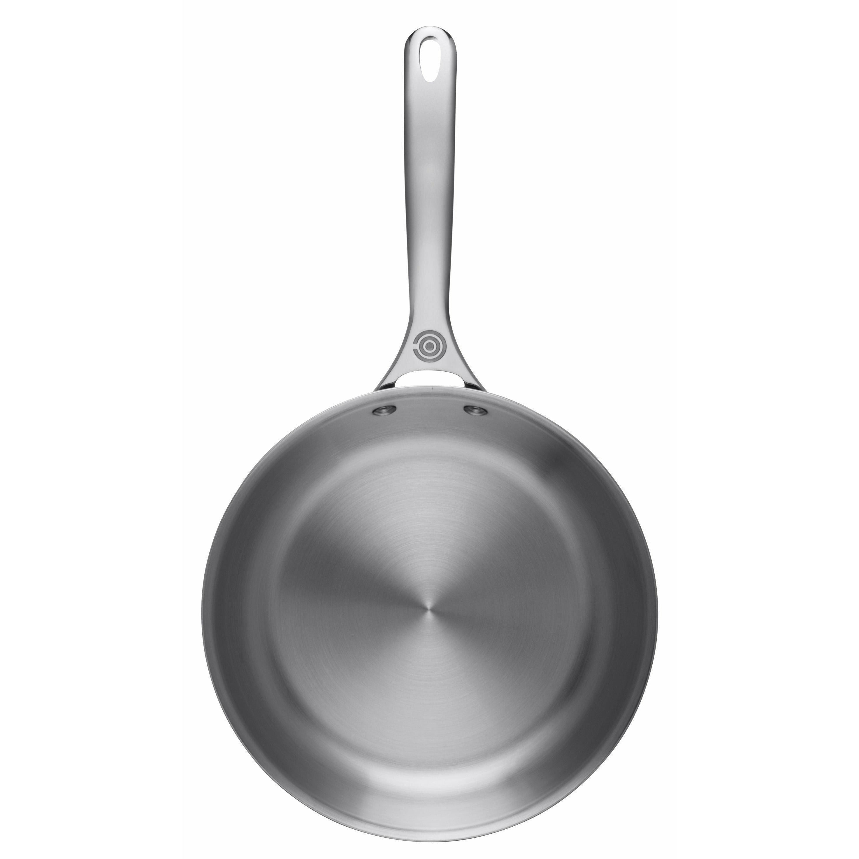 Le Creuset Signature Stainless Steel Uncoated Frying Pan, 24 Cm