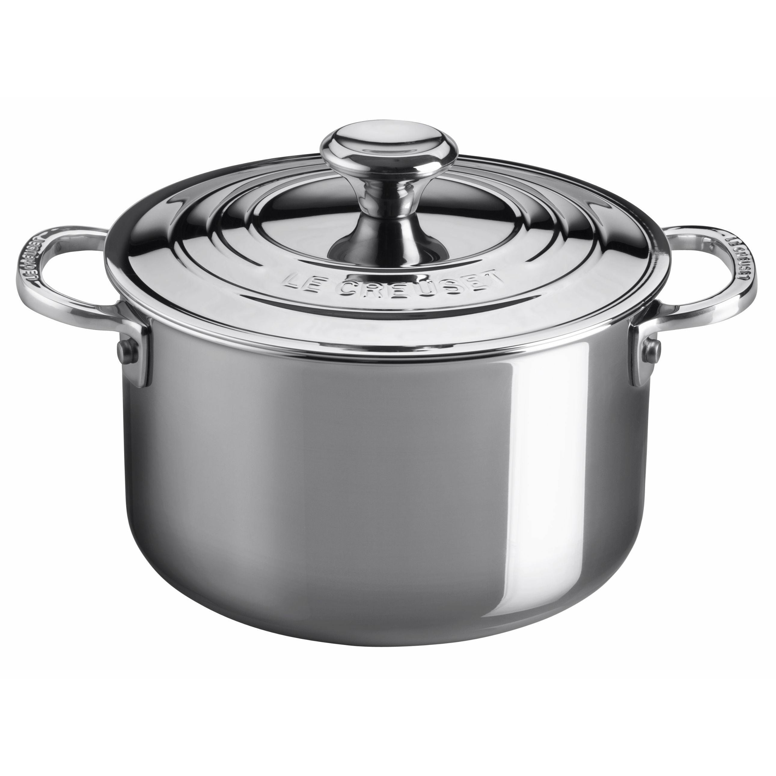 Le Creuset Signature Stainless Steel Deep Casserole With Lid, 2.8 L
