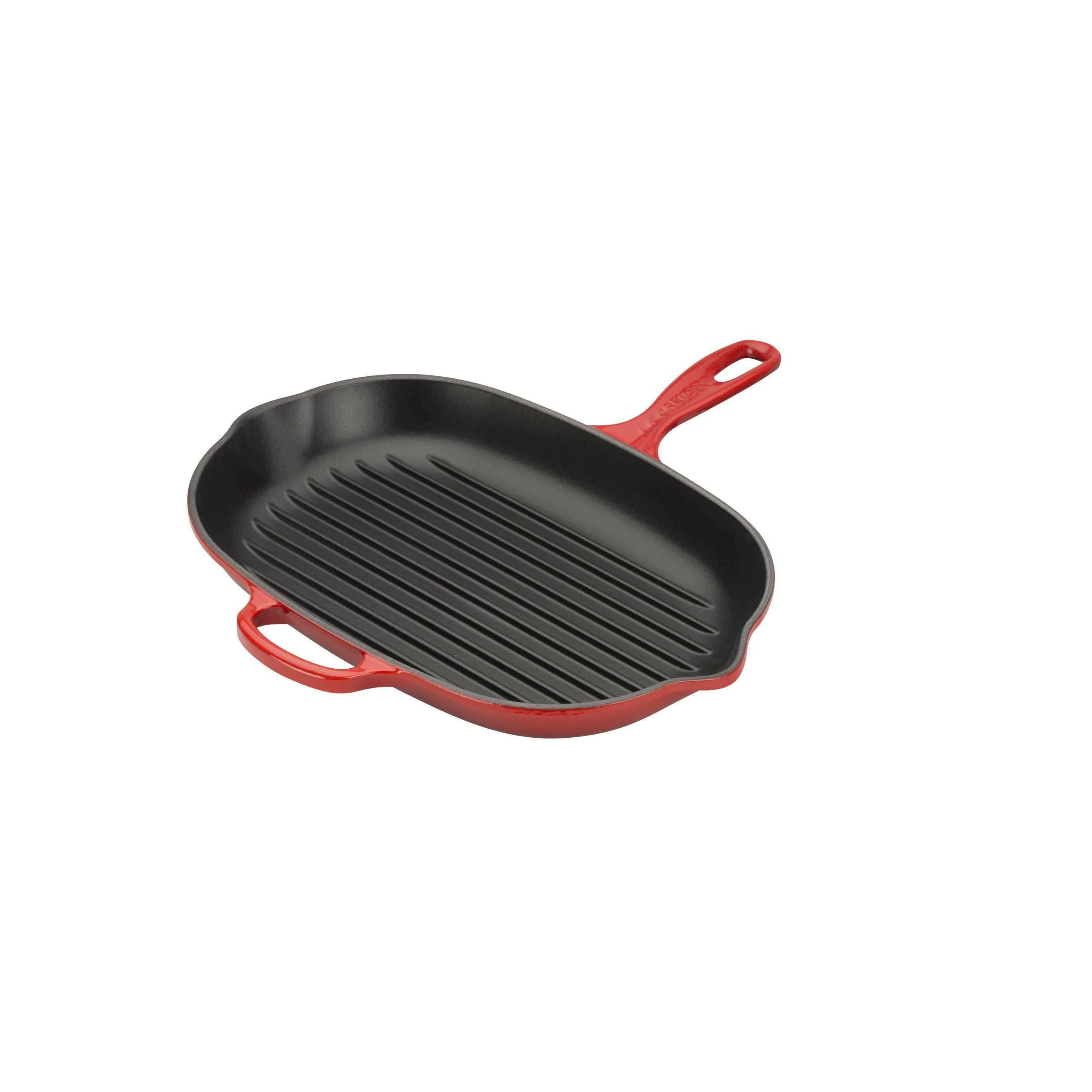Le Creuset Nature Oval Grill Pan 32 Cm, Cherry Red