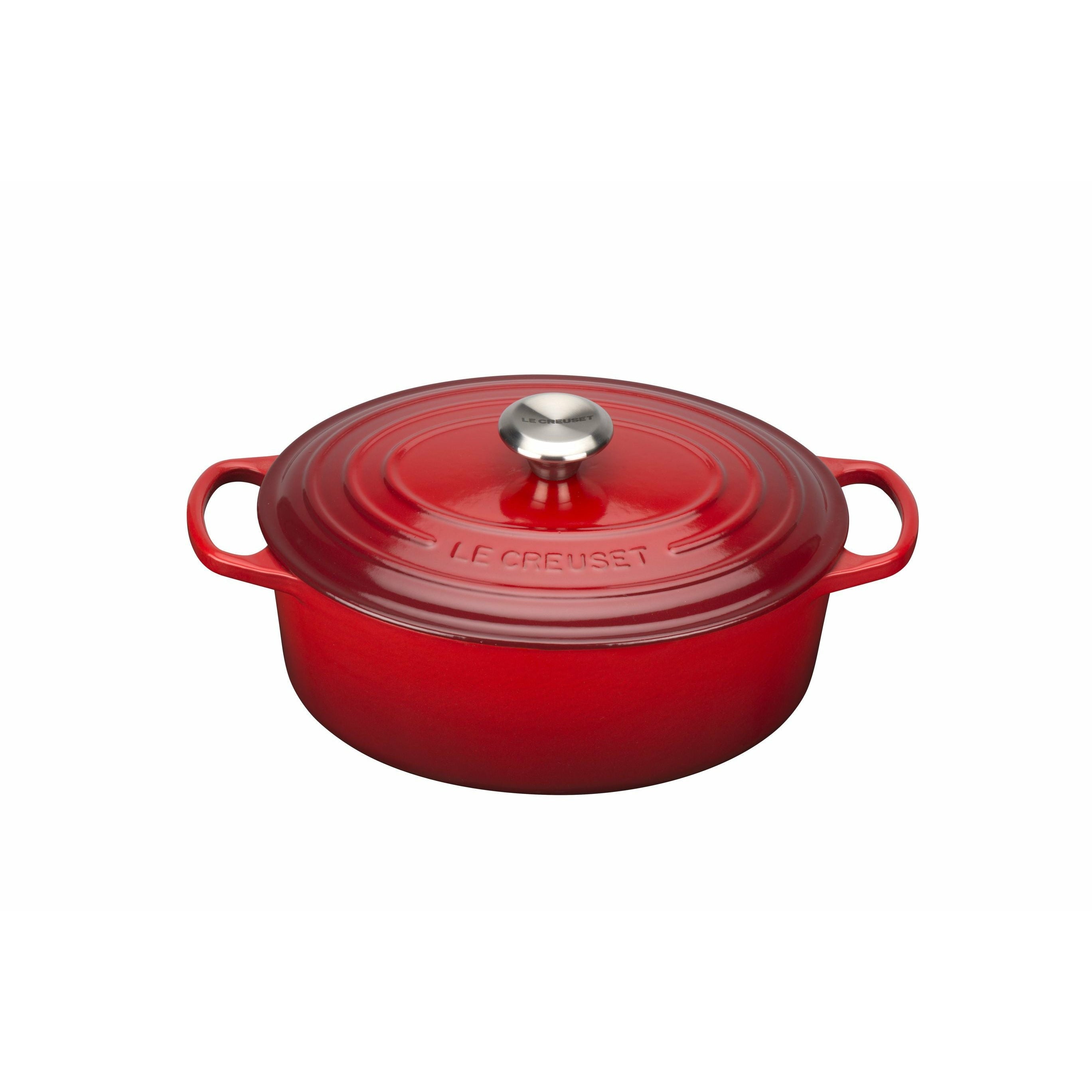 Le Creuset Signature Oval Roaster 29 Cm, Cherry Red