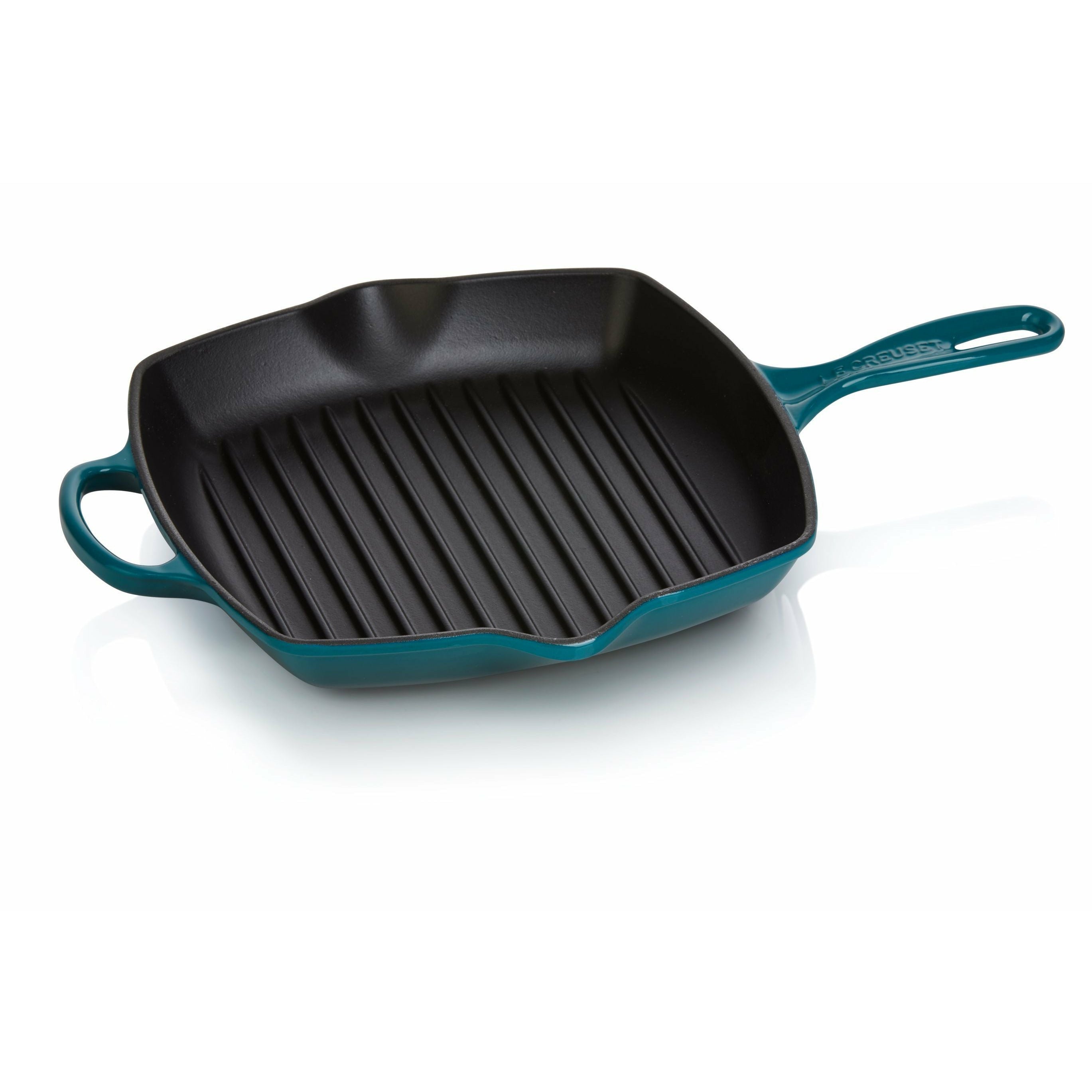 Le Creuset Nature Square Grill Pan 26 Cm, Deep Teal