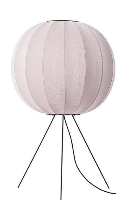 Made By Hand Knit Wit 60 Round Floor Lamp Medium, Light Pink
