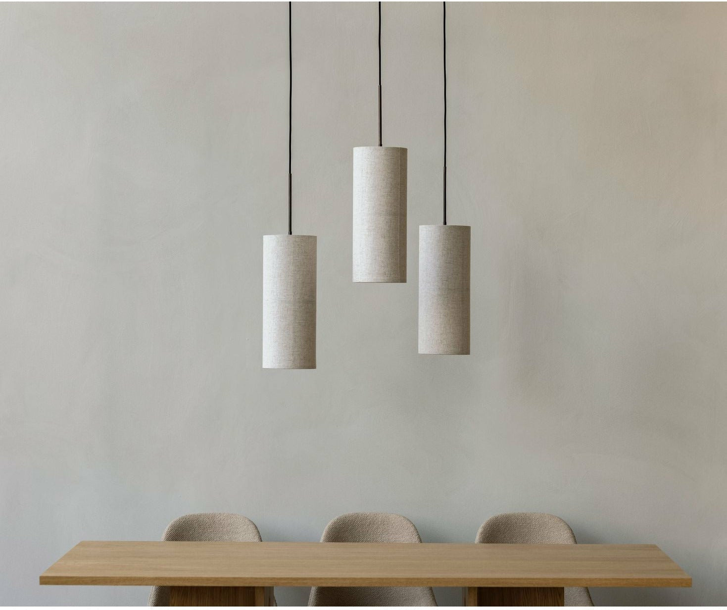 Audo Copenhagen Hashira Suspension Lamp Large, Raw