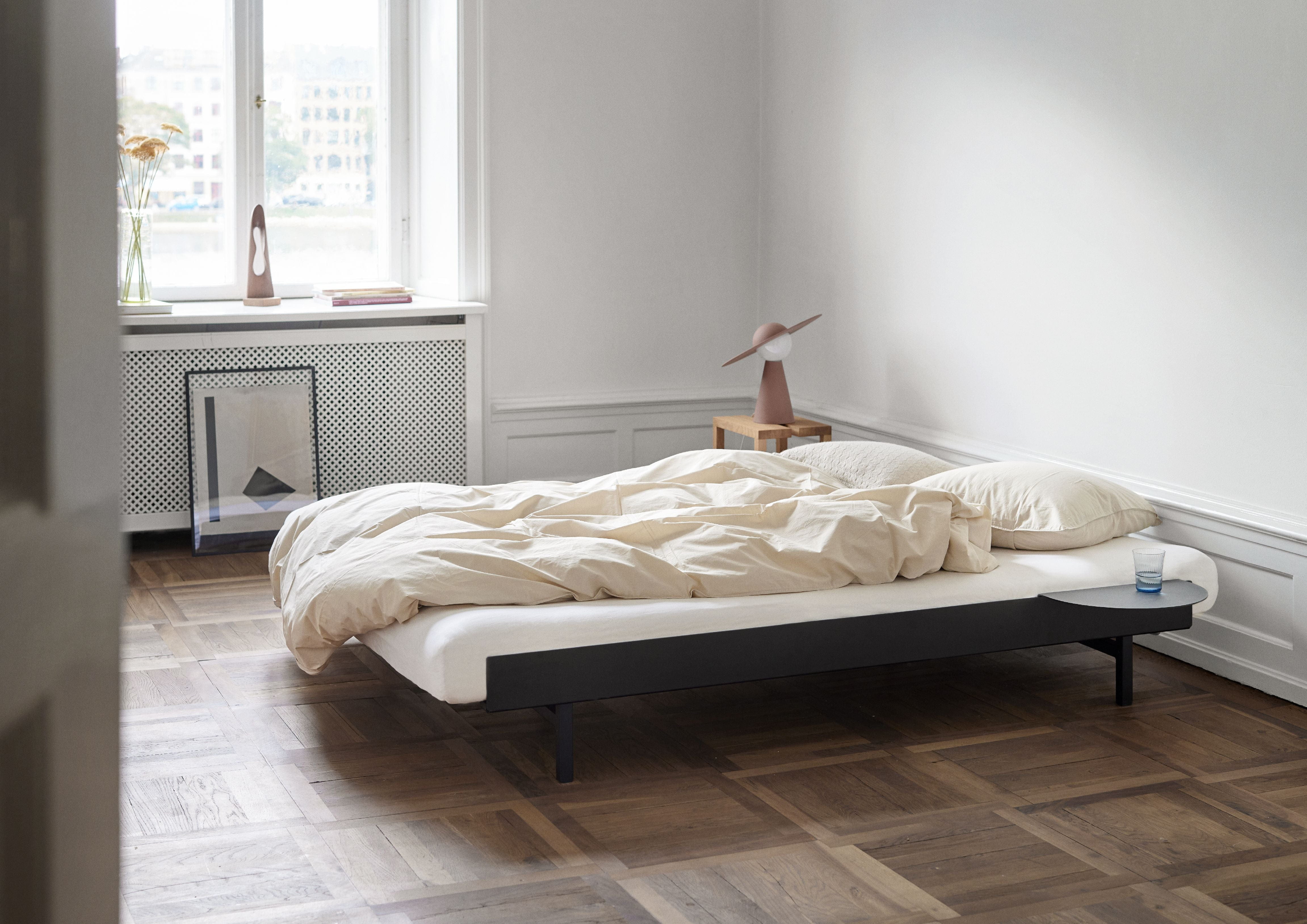 Moebe Bed With Bed Slats 160 Cm, Black