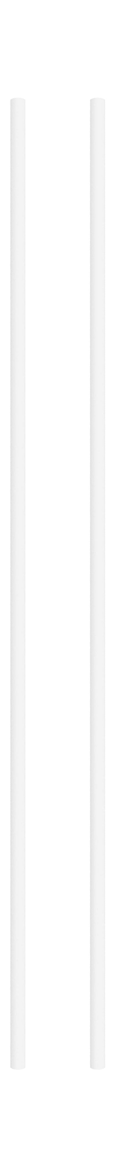 Moebe Shelving System/Wall Shelving Leg 115 Cm White, Set Of 2