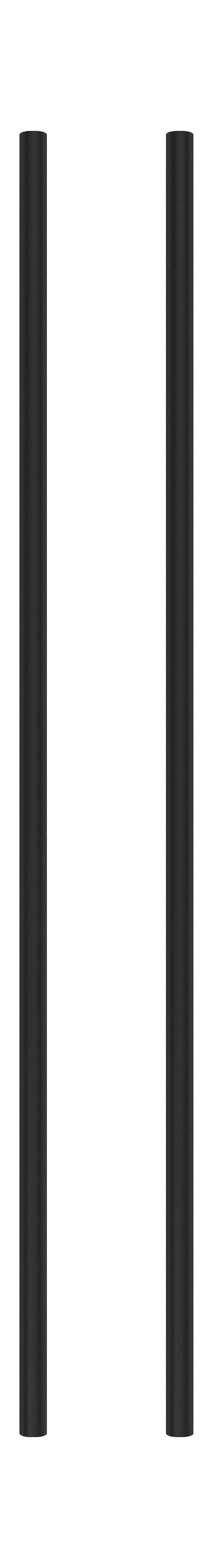 Moebe Shelving System/Wall Shelving Leg 85 Cm Black, Set Of 2