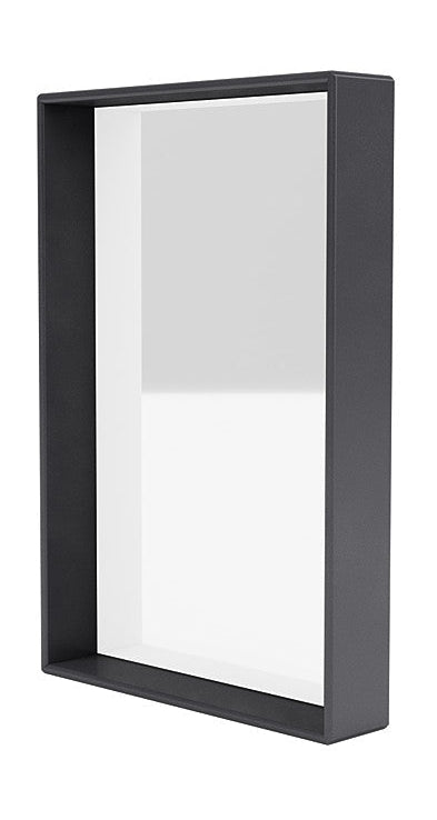 Montana Shelfie Mirror With Shelf Frame, Carbon Black