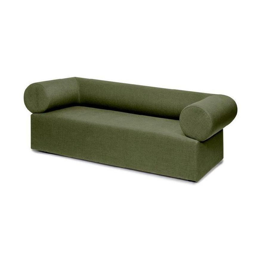 Puik Chester Couch 3 Seater, Dark Green