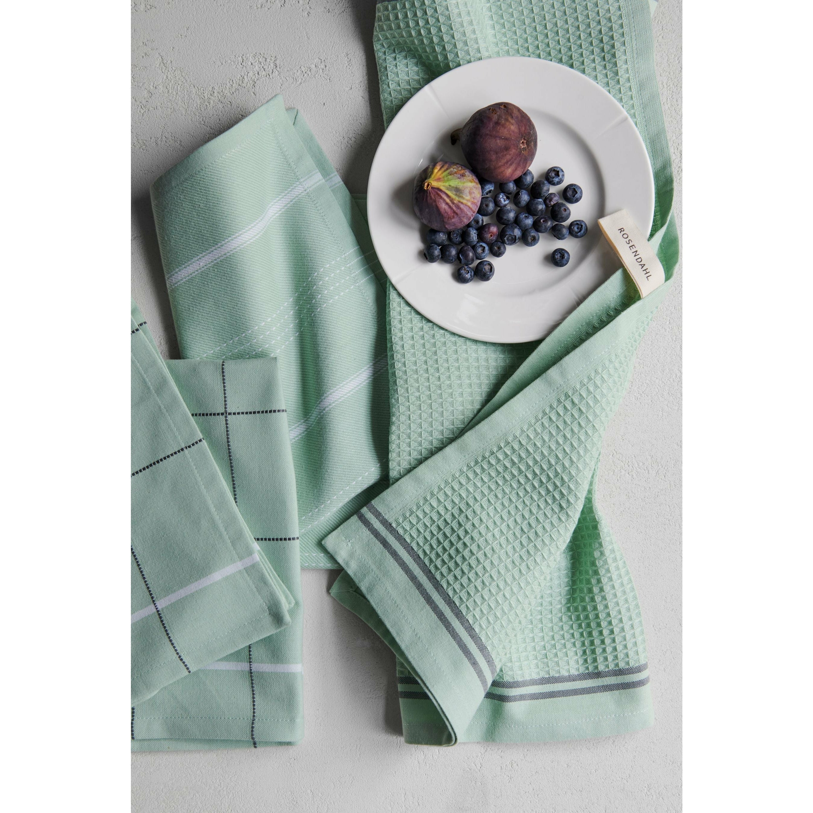 Rosendahl Gamma Tea Towel, Mint