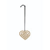 Rosendahl Karen Blixen Braided Heart Gold, 7cm