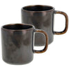 Villa Collection Mug 250ml Set Of 2, Black Metallic